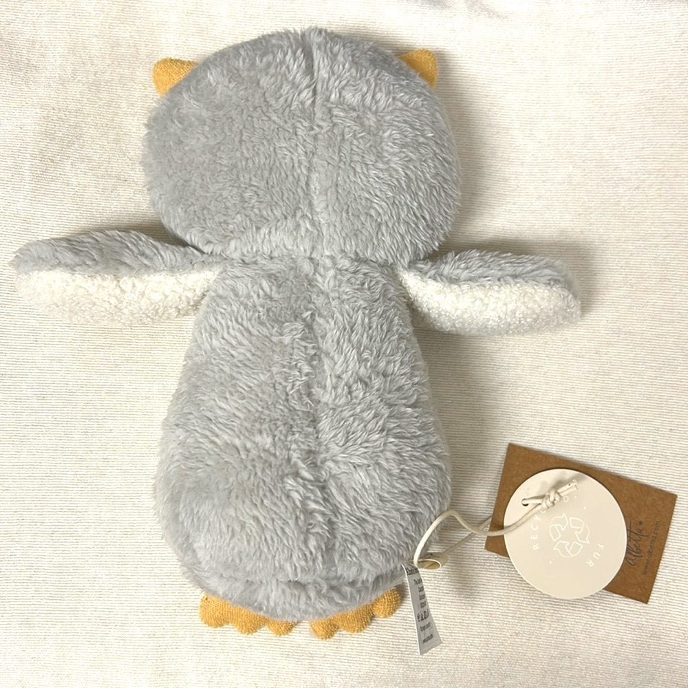 Albetta Mummy Owl Fur Plush - Picture 3 of 5